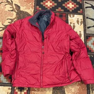 Mens LL Bean goose down puffer jacket
